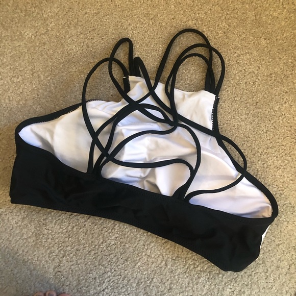 Contemporary full coverage racer back swim top - Picture 2 of 2